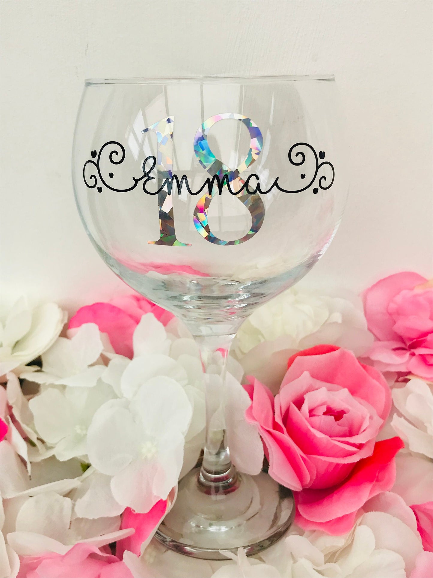 Personalised Birthday Gin Glass