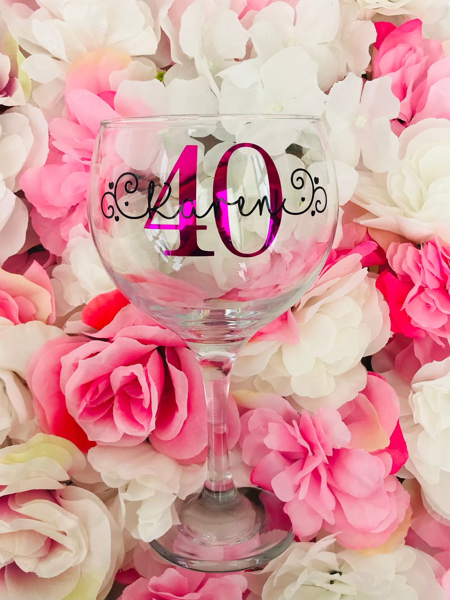 Personalised Birthday Gin Glass