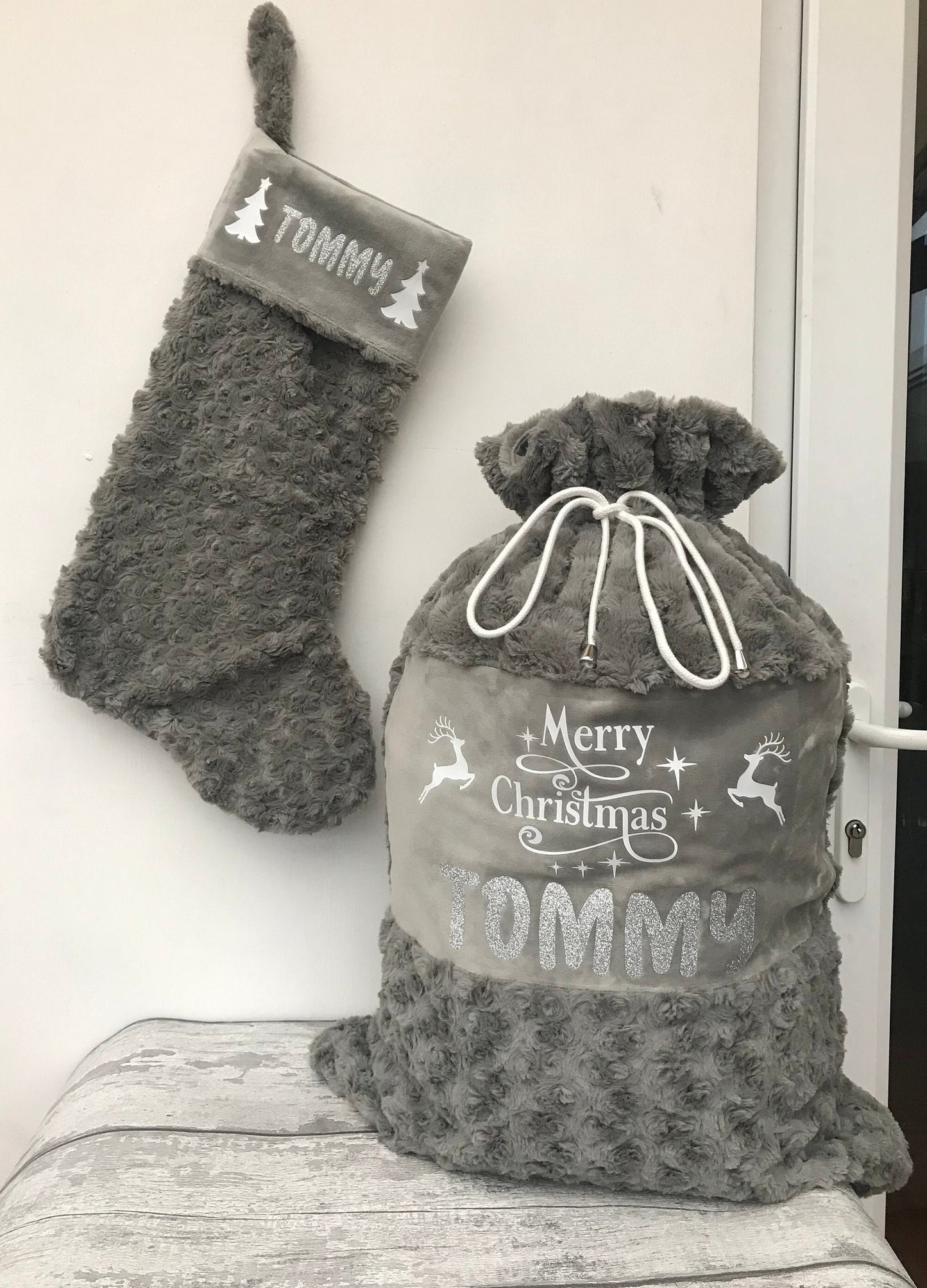 Personalised Christmas sack, stocking