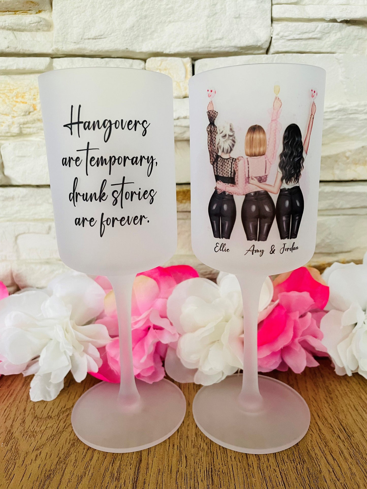 Personalised Best Friend Wine Glass