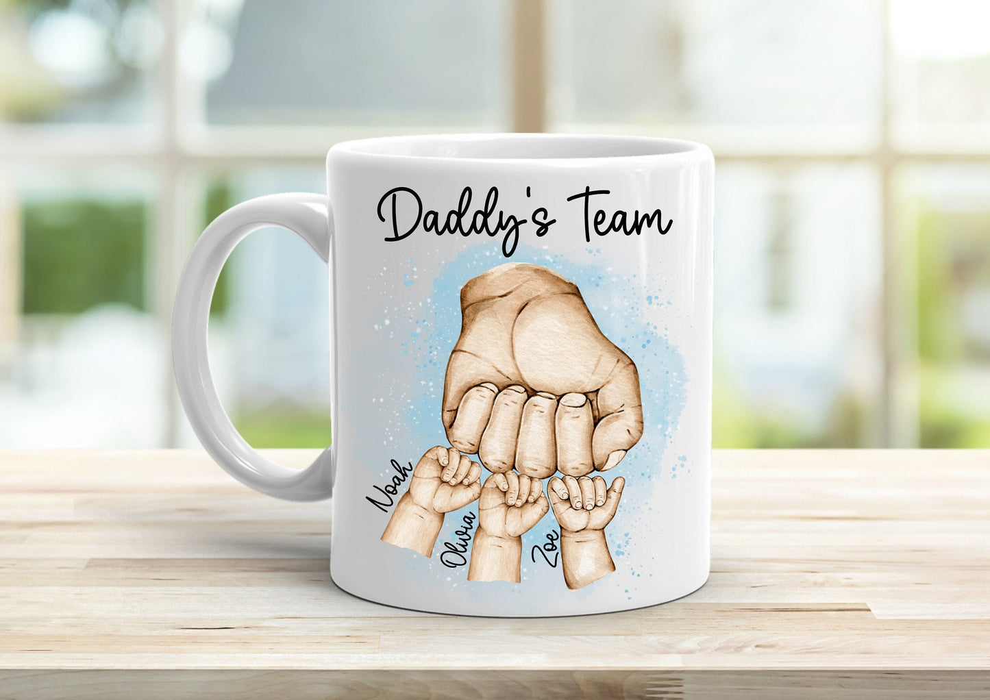 Personalised Daddy's Team Mug