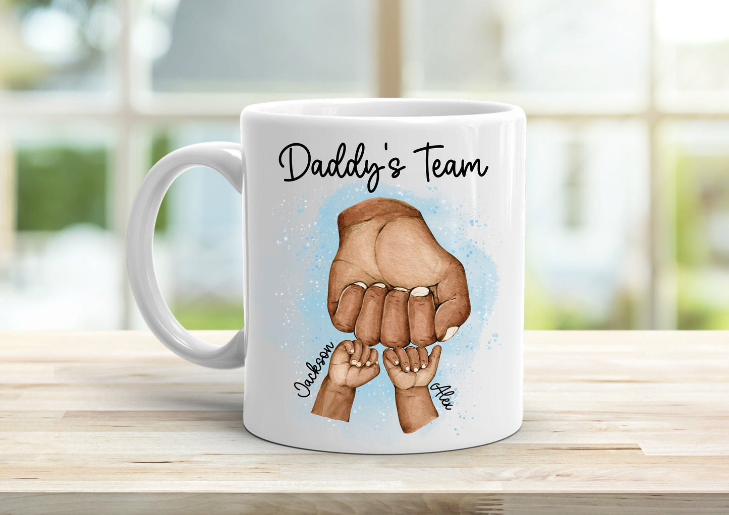 Personalised Daddy's Team Mug