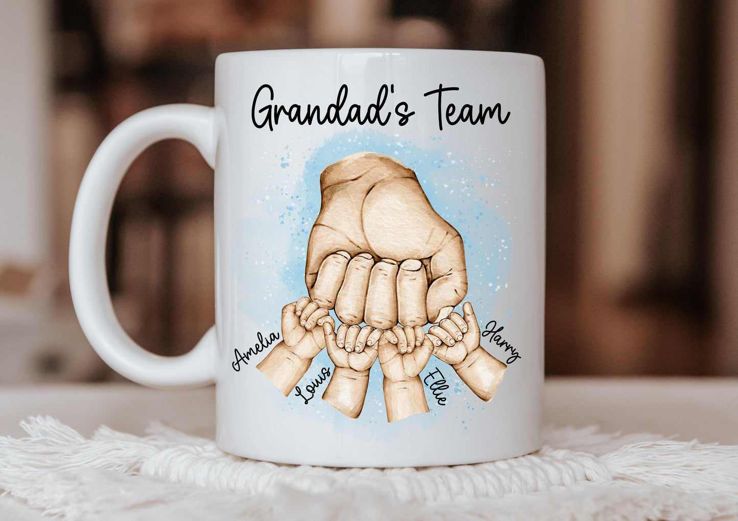 Personalised Daddy's Team Mug