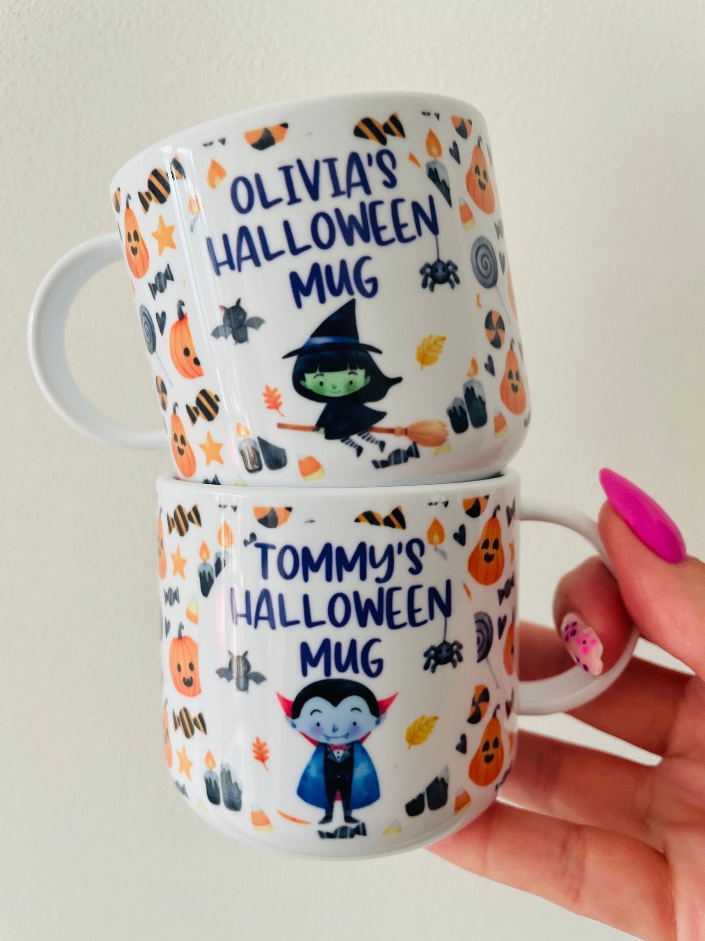 Personalised Kids Halloween mug