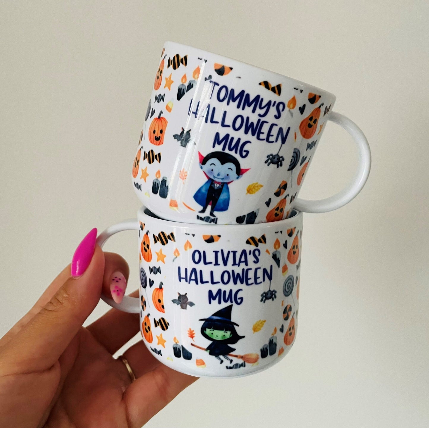 Personalised Kids Halloween mug