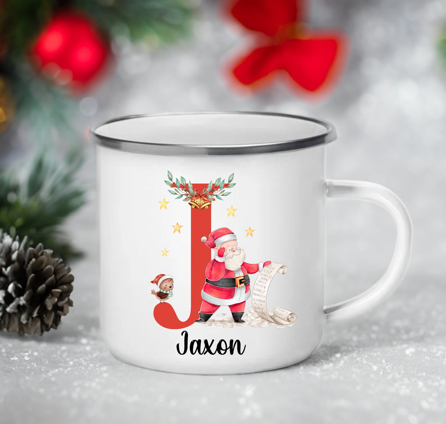 Personalised kids Christmas mug
