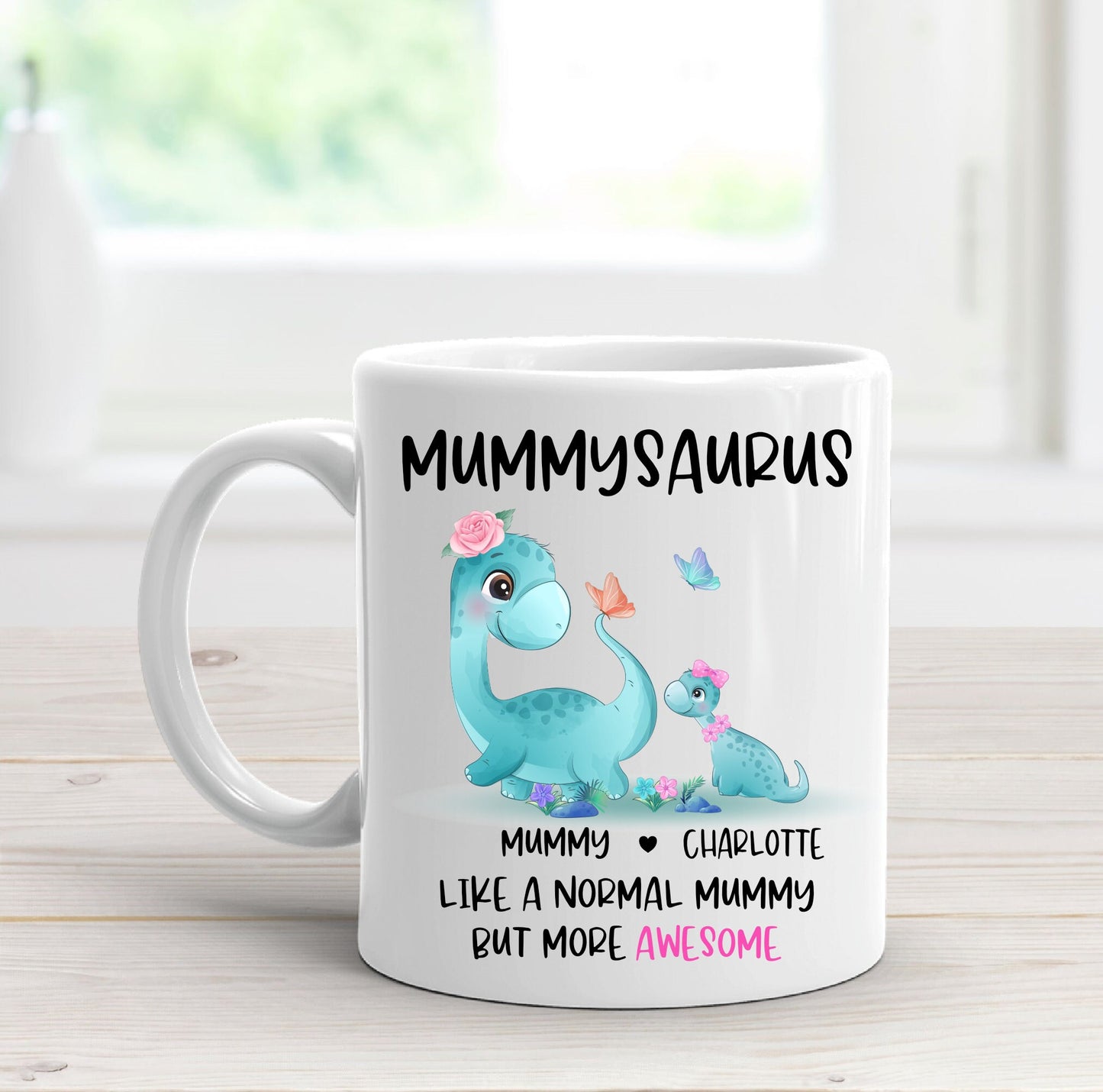 Mummysaurus mug