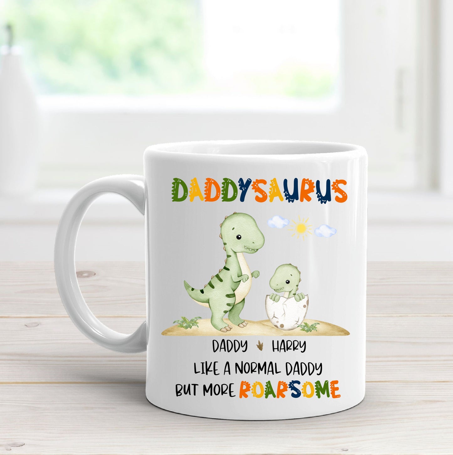 Daddysaurus mug