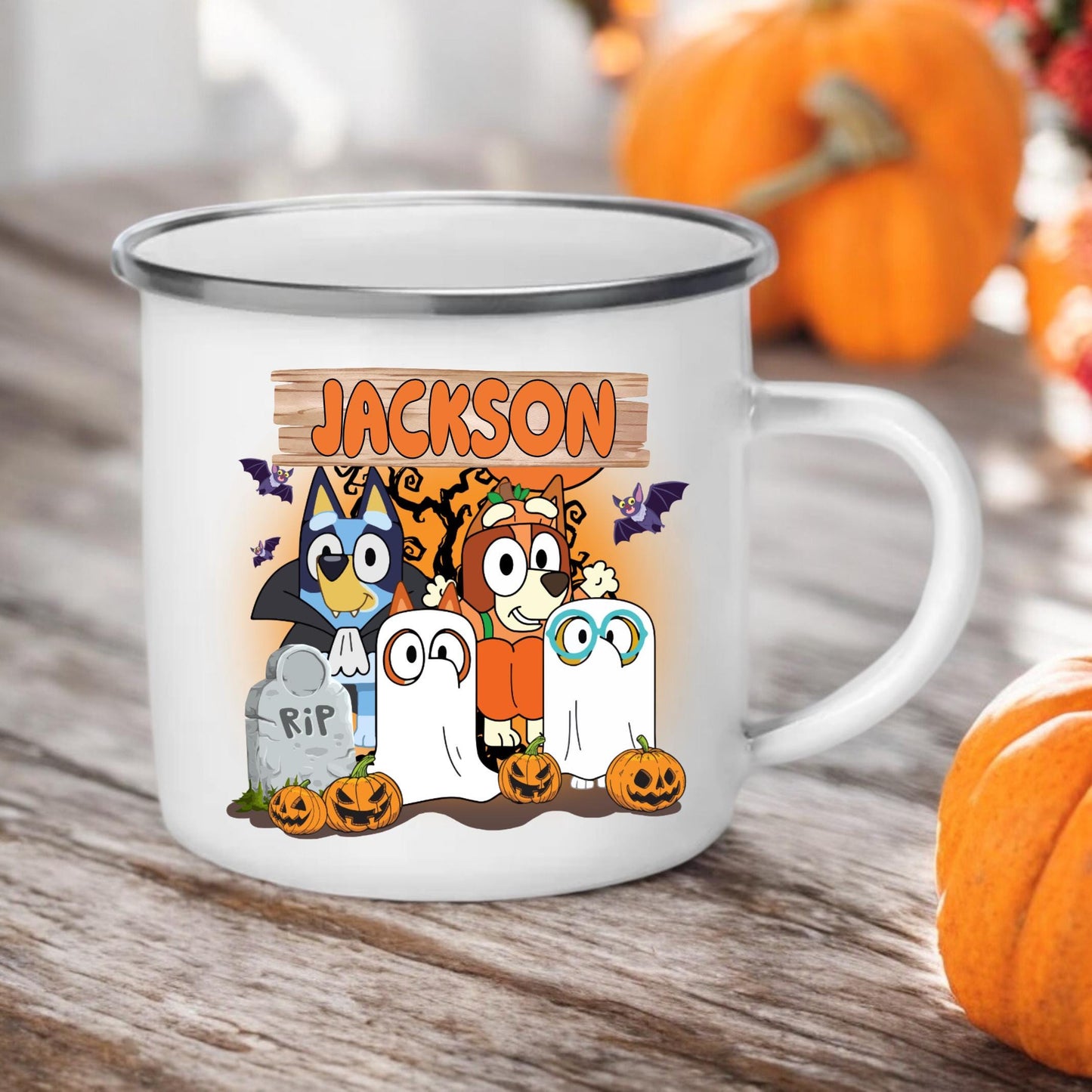 Personalised Kids Halloween mug