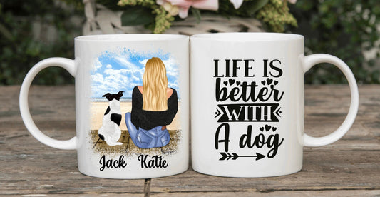 Personalised Dog Mug, Dog mum cup