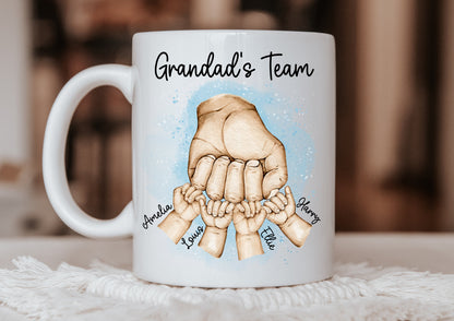 Personalised Daddy's Team Mug