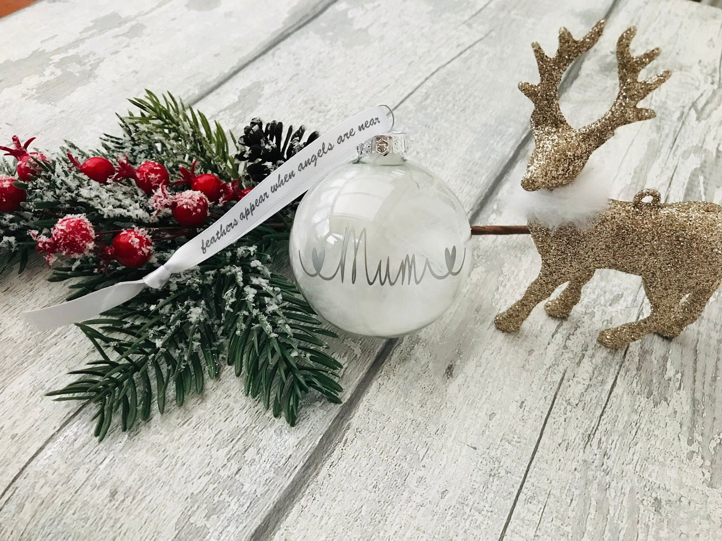 Personalised Christmas Memorial bauble